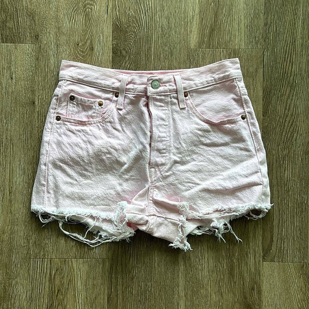 Levi's 501 Original Fit High Rise Denim Shorts‎